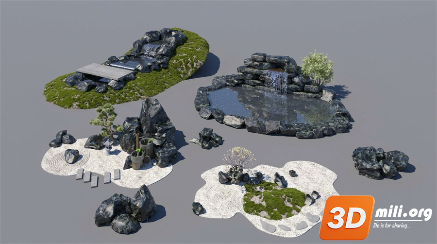 Rockery Skp Files